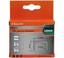 Скоба Sturm 1071-02-14 1000шт., оцинкованные, закаленные