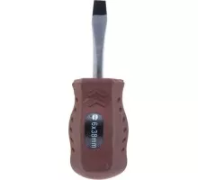 Отвертка шлицевая Biber Мастер 85508 CrV сталь sl 6х38мм (бочка) тов-079384