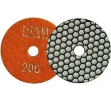 Алмазная тарелка на липучке DIAM АГШК 100*2,0 №200 Master Line (сухая) 000567