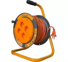 Удлинитель на катушке GLANZEN EB-30-002 ПВС 2х0,75 30м