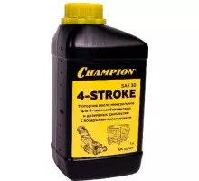 Масло для 4-тактных бензиновых двигателей CHAMPION SAE-30 1 л минеральное 952852