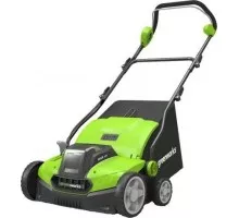 Скарификатор аккумуляторный GREENWORKS GD40SC36 без АКБ и ЗУ (2511507) [2511507]