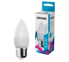 Лампа светодиодная КОСМОС CN 6,5W 220V E27 4500K LkecLED6.5wCNE2745