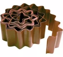 Бордюрная лента PALISAD 20х900 см полипропиленовая, коричневая 64485