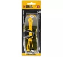 Очки защитные Denzel 89 192 открытые, поликарбонатные, желтая линза, 2х комп.д 89192