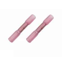 Соединительная гильза REXANT 08-0718 ( уп. 100 шт ) изолированная термоусаживаемая L-37 мм  0.5-1 мм² 08-0718