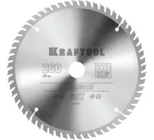 Пильный диск по дереву KRAFTOOL PRECISION 260х30мм 60т 36952-260-30