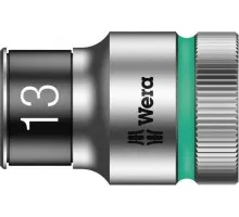 Головка шестигранная для ключа-трещотки Zyklop WERA 13 мм 1/2“ с функцией фиксации 8790 HMC WE-003733 WE-003733