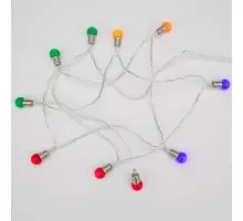 Гирлянда светодиодная Neon-Night Мини-лампочки 10 LED мультиколор 1,5 м прозрачный ПВХ 303-074