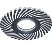 Светильник точечный GAUSS BACKLIGHT кругл./узор. черный, gu5.3, 3w, led 4000k BL132