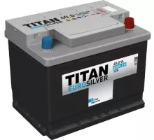 Аккумулятор Titan EUROSILVER 60.0 VL низкий 600А 4607008884623