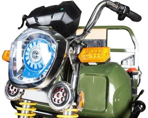 Трицикл грузовой RUTRIKE Гибрид 1500 60V1000W Синий 1967 [021345-1967]