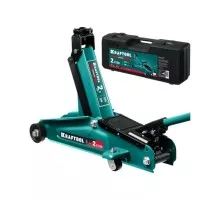 Домкрат подкатной KRAFTOOL 43452-2-K с увеличенным подъемом, в кейсе