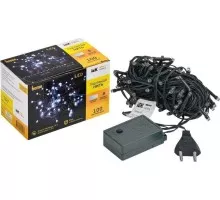 Гирлянда IEK LIGHTING нить 10м, 100 светод. белый свет IP20, контрол/8 сцен LGDB110-2-100-10-G-S-20