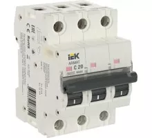 Автоматический выключатель IEK M06N ARMAT модульный 3п c 20А AR-M06N-3-C020