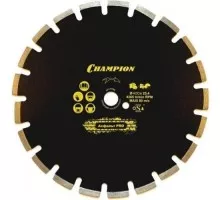 Алмазный диск для резки асфальта CHAMPION Asphafight PRO 400 по бетону,свежий бетон,мягкие блоки) C1600
