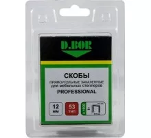Скоба D.BOR 53/12 1000 шт. PROFESSIONAL, (арт. D-P2-053-12-1000) D3-D-P2-053-12-1000