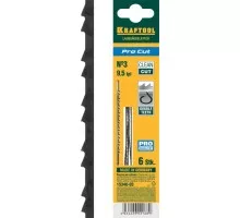 Полотно для пил по дереву KRAFTOOL Pro Cut 15340-03 с двойным зубом 130мм, 6шт. 15340-03