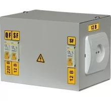 Ящик с понижающим трансформатором IEK ЯТП 0.25 220/12B (2 авт. выкл.) MTT12-012-0250