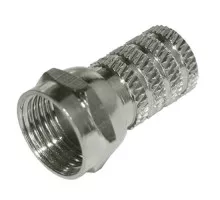 F-разъем Proconnect 05-4002-4 ( уп 100 шт ) RG-58, L=19мм, цинк 05-4002-4