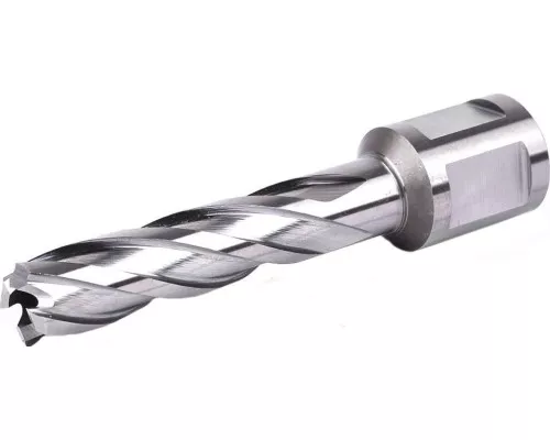 Сверло по металлу ПрофОснастка D14 L=55/88 мм №04 WELDON19 HSS M2 корончатое [40101004]