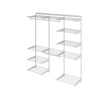 Гардеробная система ПРАКТИК HOME Max G180 белая S70199918001