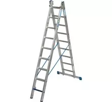 Лестница-стремянка двухсекционная KRAUSE STABILO 2x 9 +S  131638