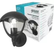 Светильник садово-парковый GAUSS Aura на стену вверх 188*210*238mm, 1xe27 GD027