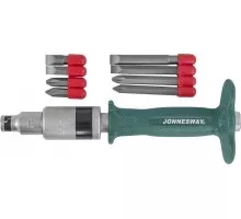 Отвертка ударная JONNESWAY AG010139 8,10 (36,80 мм) PH#2,3 (36,80 мм), 5 предметов 048345