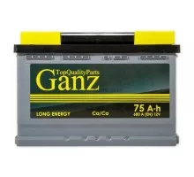 Аккумулятор GANZ Standart 75 A/ч прямая L+ 278x175x190 EN680 A GA751