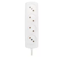 Удлинитель Proconnect 11-7217 OPTIMA 4 гнезда, 1.5 м, 2х0.75 мм², б/з, белый