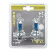 Лампа галогеновая GANZ GIP06057 12V H7 100W +50% PX26d 5000k 2 шт.
