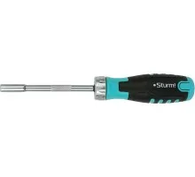 Отвертка с битами Sturm 1040-19-6 реверсивная с автомат. битодержателем 12 в 1