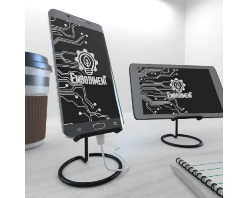 Держатель EMBODIMENT EMB-PF-T-U-RB для смартфонов и планшетов, настольный, черный Держатель EMBODIMENT EMB-PF-T-U-RB для смартфонов и планшетов, настольный, черный