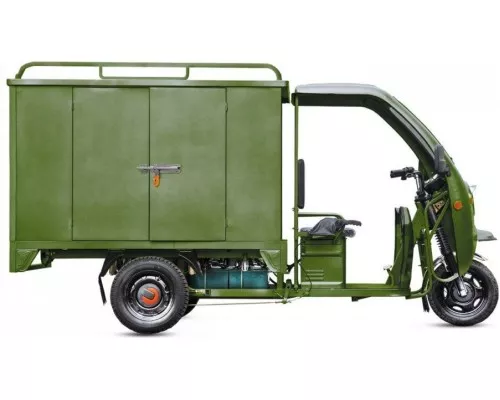 Трицикл грузовой RUTRIKE КАРГО 1800 60V1000W Зеленый 2118 [022100-2118]