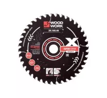 Пильный диск по дереву WOODWORK 160x2,2/1,6x20 Z=40 A=15 29.160.40