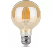 Лампа светодиодная филаментная GAUSS G95 filament g95 6w 550lm 2400к е27 golden led 105802006