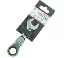 Ключ комбинированный трещоточный ARNEZI R1030717 17 мм шарнирный, короткий