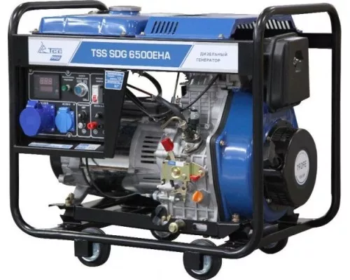Электростанция дизельная с воздушным охлаждением ТСС SDG 6500 EHA открытая [100048]