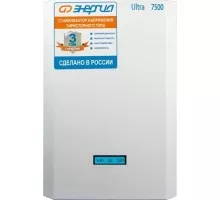 Стабилизатор напряжения однофазный ЭНЕРГИЯ Ultra 7500 Е0101-0103