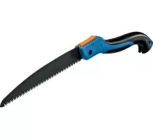 Ножовка по дереву GRINDA GS-7 для быстрого реза сырой древесины, 250 мм 151881