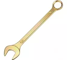 Ключ комбинированный REXANT 12-5817-2 30 мм, желтый цинк