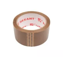 Скотч REXANT 09-4212 (уп. 6 штук ) упаковочный 48 ммх50 мкм, коричневый (рулон 66 м) 09-4212