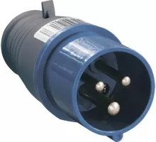 Вилка электрическая кабельная IEK ССИ-013 16а 2p+pe 16а 220в ip44 PSR01-016-3