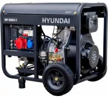 Электростанция дизельная с воздушным охлаждением HYUNDAI DHY  8500LE-3 открытая DHY 8500LE-3