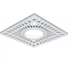 Светильник точечный GAUSS BL128P набор 3w + лампа mr16 6,5w 480lm 4100k gu5.3 led
