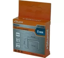 Скоба Sturm 1071-03-08 1000шт., оцинкованные, закаленные