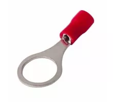 Наконечник REXANT 08-0017 ( уп 100 шт ) кольцевой изолированный ø 10.5 мм 0.5-1.5 мм² крас [08-0017]
