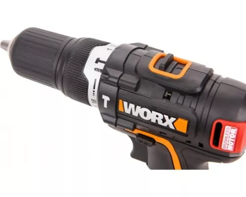 Дрель-шуруповерт аккумуляторная WORX WX367.3 ударная, бесщеточная Дрель-шуруповерт аккумуляторная WORX WX367.3 ударная, бесщеточная