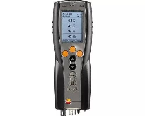 Газоанализатор TESTO 340 стандартный трехсенсорный (O2+CO+NO), комплект без зонда [05639342]